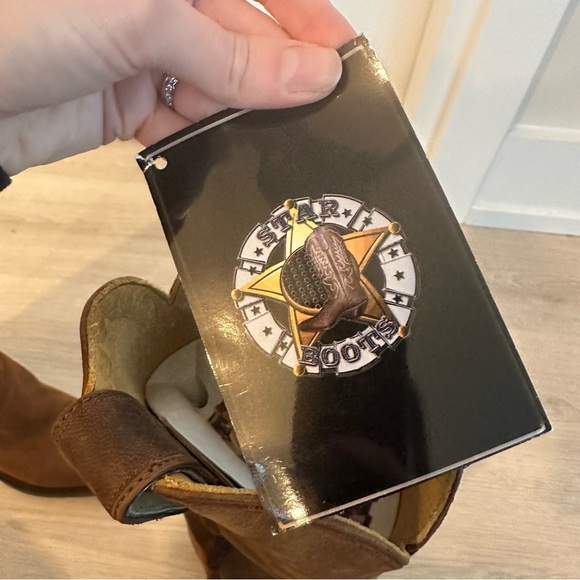 NWOT Star Boots leather cowboy boot - Picture 5 of 9